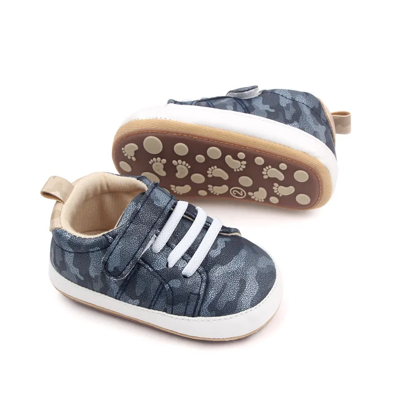 Baby & Toddler Camouflage Velcro Prewalker Shoes Deep Blue image 2