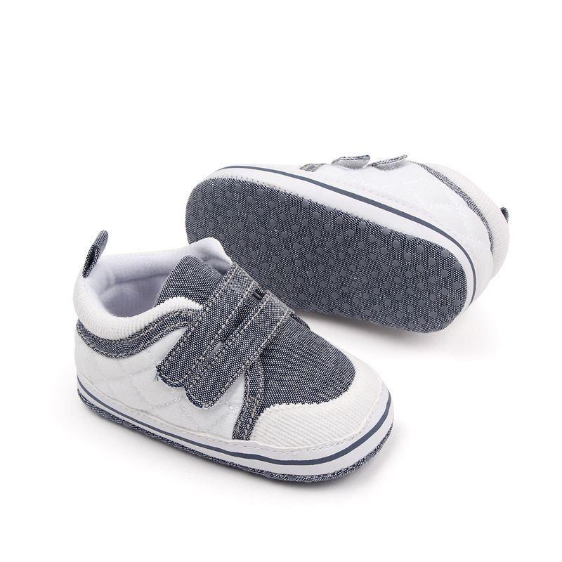 Baby Boy Colorblock Letter Pattern Casual Set Or One Pair Of Shoes