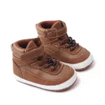 Baby & Toddler Velcro High Top Prewalker Shoes  Brown