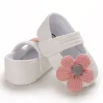 طفل / طفل فتاة جميلة 3D الأحذية الفيلكرو الديكور الأزهار  image 4