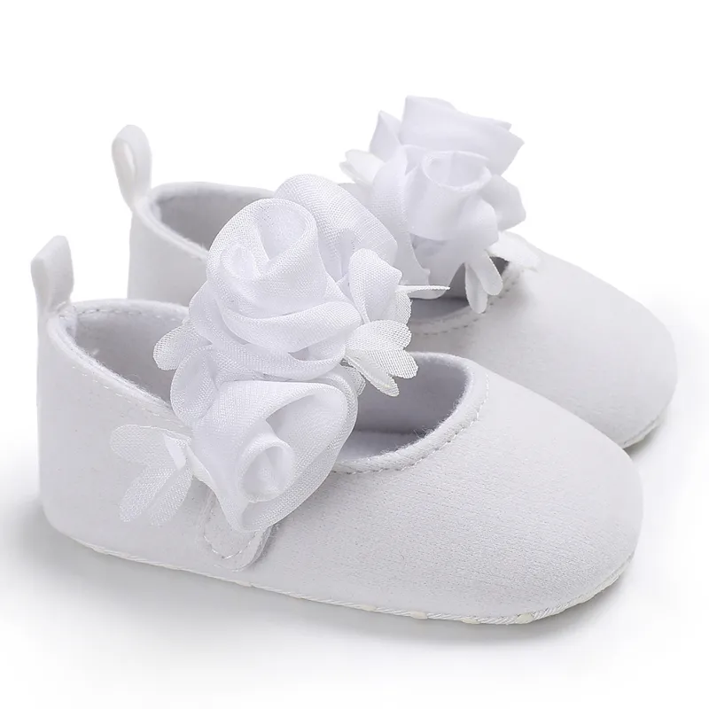 Baby / Toddler Flower Decor Princess Solid Shoes White big image 1