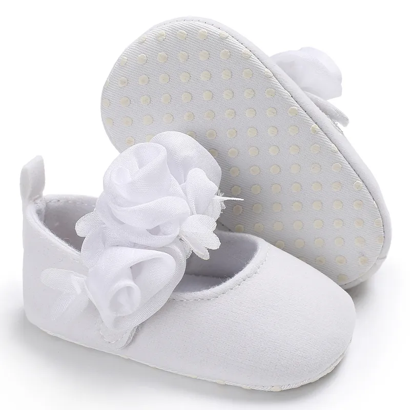 Baby / Toddler Flower Decor Princess Solid Shoes White big image 1