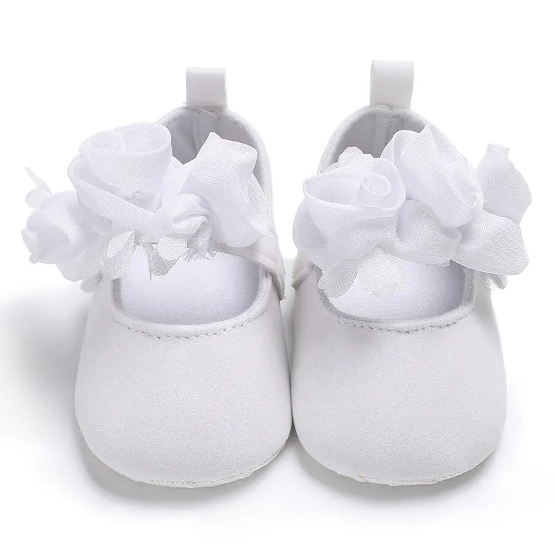 Baby / Toddler Flower Decor Princess Solid Shoes White image 3