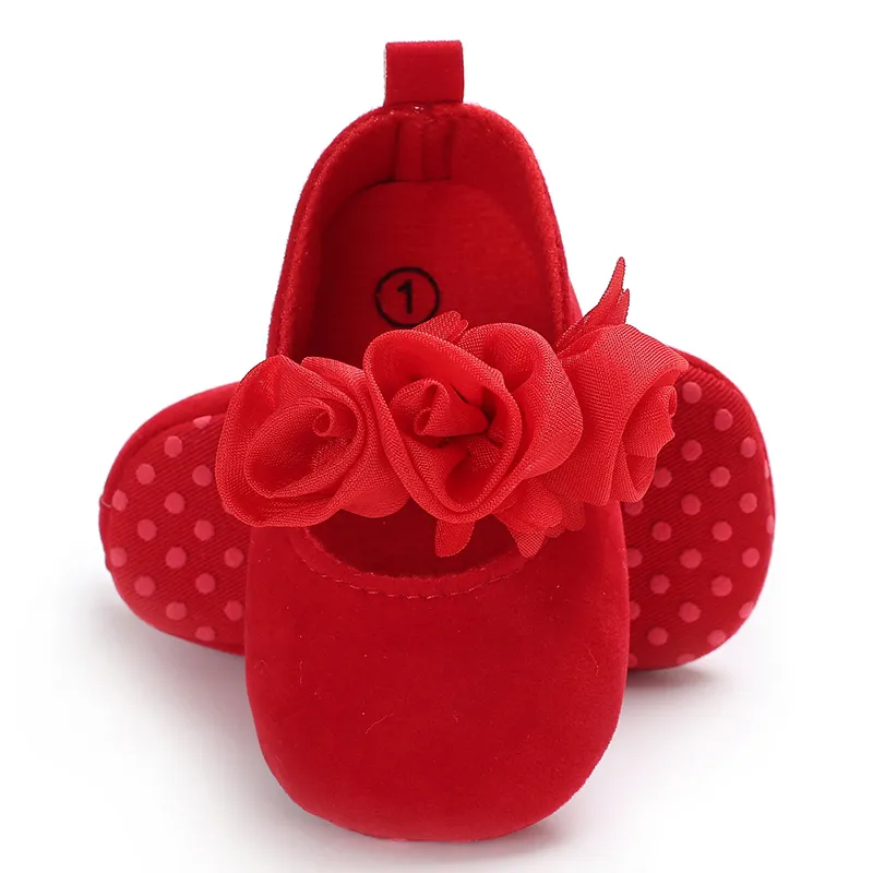 嬰兒 女 甜美 學步鞋 紅色 big image 1