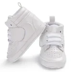 Baby / Toddler Boy Solid Breathable Casual Sporty Prewalker Shoes White image 2
