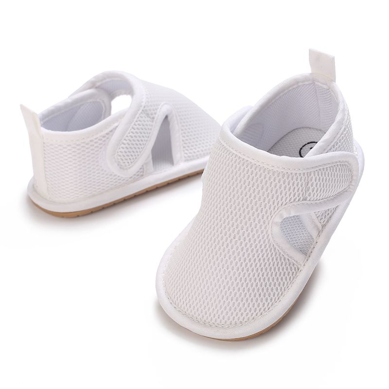 Baby Basic Solid Velcro Prewalker Shoes