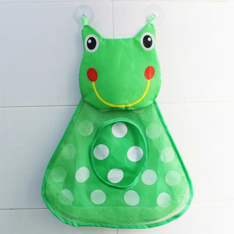 Baby Shower Bath Toy Storage Bag Little Duck Little Frog Net Bathroom Organizer  big image 2