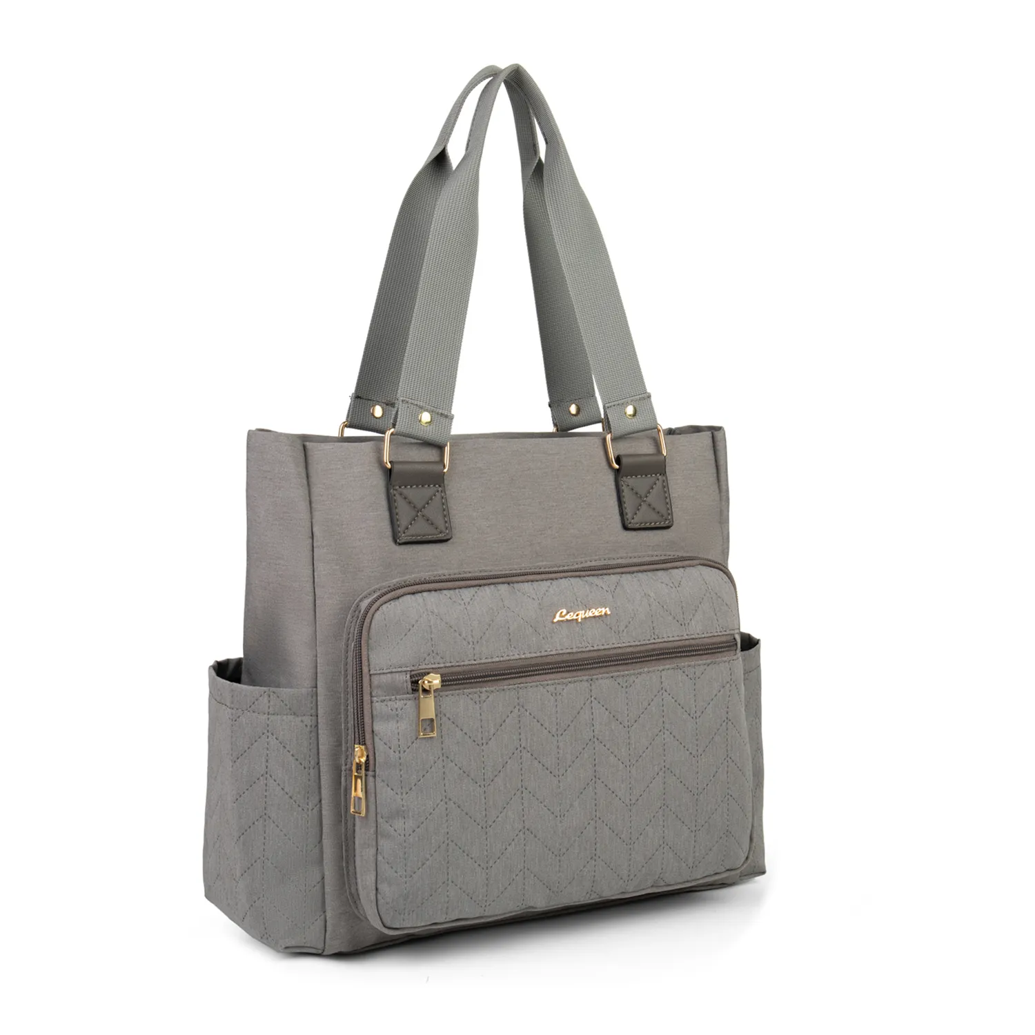 Diaper Bag Tote Multifunction Large Capacity Mom Bag Waterproof Travel Diaper Tote Solid Color Durable Handbag  image 3