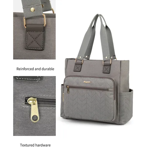 Diaper Bag Tote Multifunction Large Capacity Mom Bag Waterproof Travel Diaper Tote Solid Color Durable Handbag