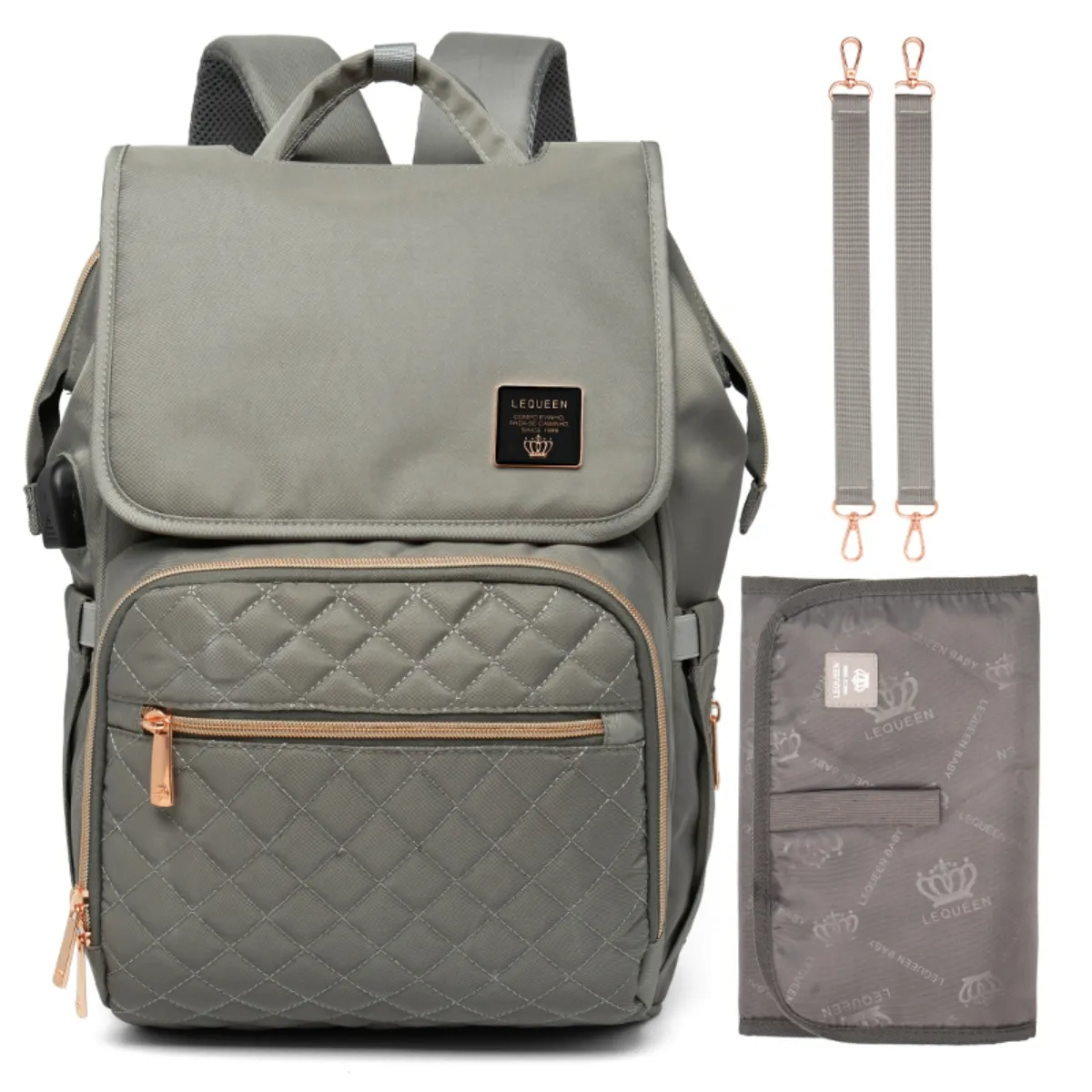 Diaper Bag Backpack, Large-capacity Multi-functional Waterproof Backpack Mummy Bag  big image 1