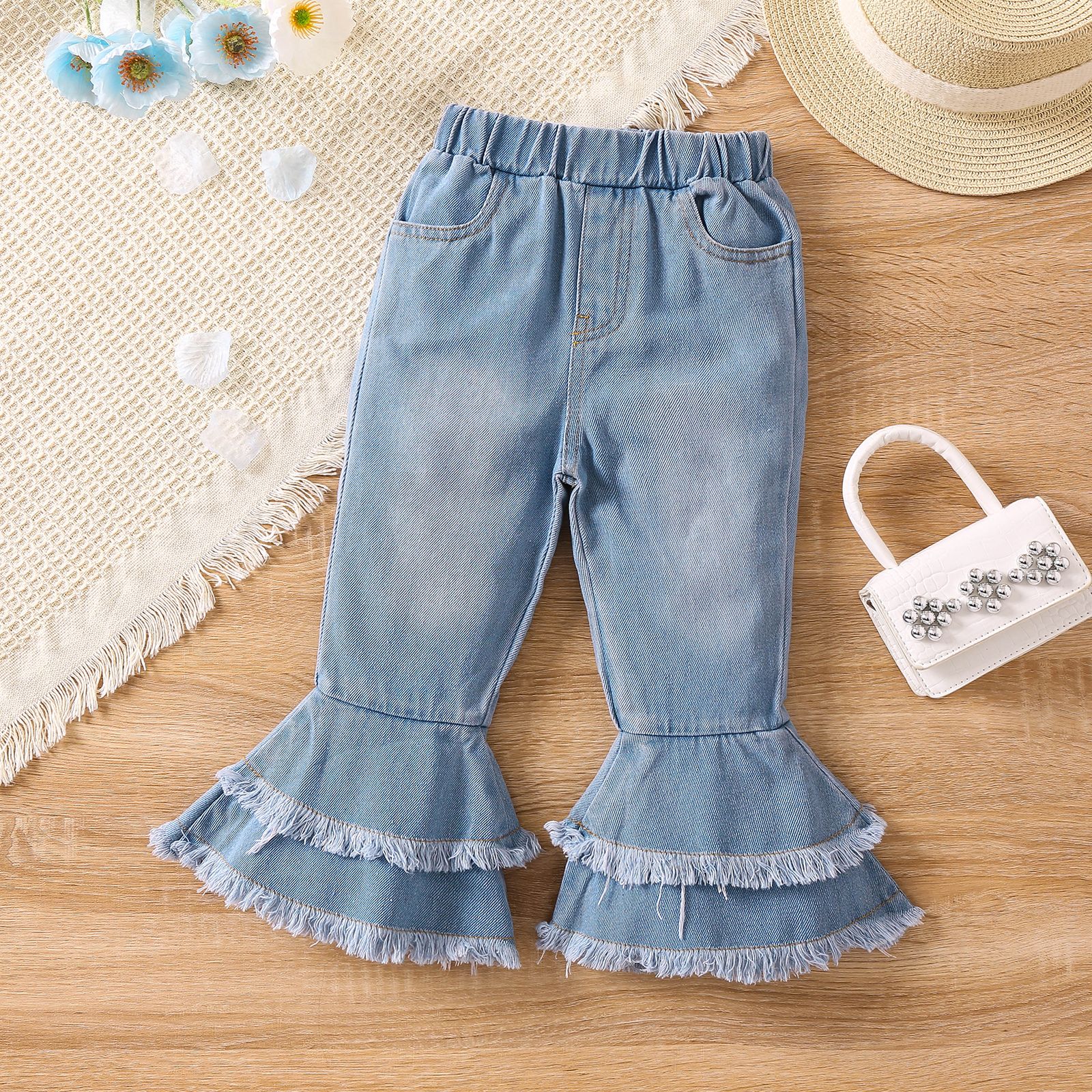 Toddler Gild Raw Hem Jeans évasés