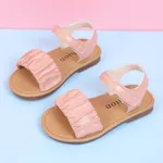 Toddler Solid Ruched Vamp Sandals Light Pink