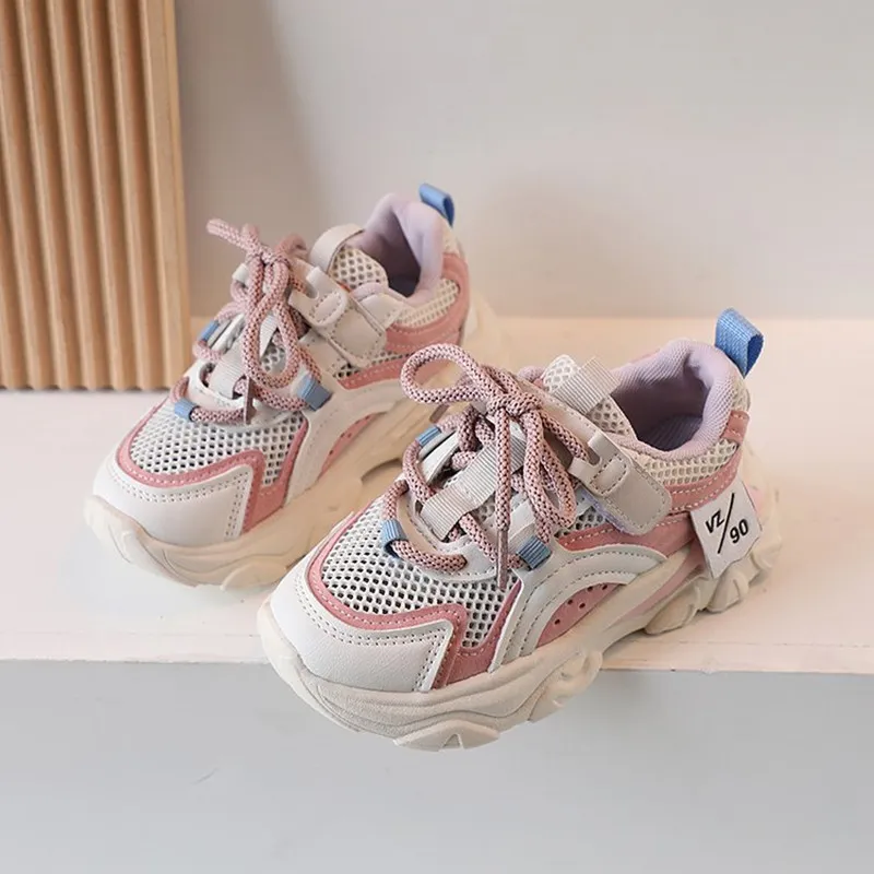 Toddler/Kid Breathable Hollow Soft Sole Sneakers big image 1