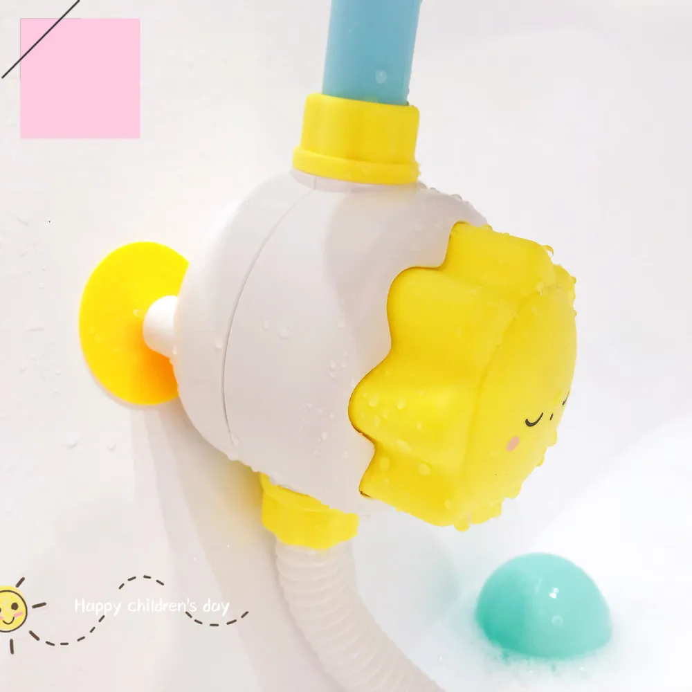 Bath Toys Baby Water Game Cloud Model Faucet Shower Water Spray Toy Swimming Water Toys Toddler Kids Gift  big image 4