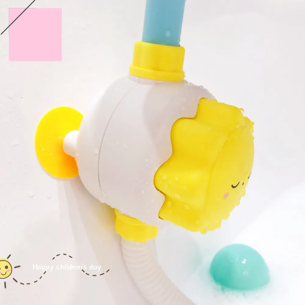 Bath Toys Baby Water Game Cloud Model Faucet Shower Water Spray Toy Swimming Water Toys Toddler Kids Gift big image 4