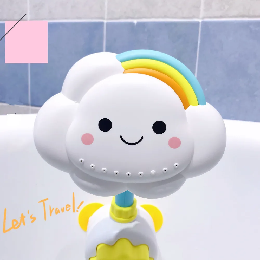 Bath Toys Baby Water Game Cloud Model Faucet Shower Water Spray Toy Swimming Water Toys Toddler Kids Gift  big image 6
