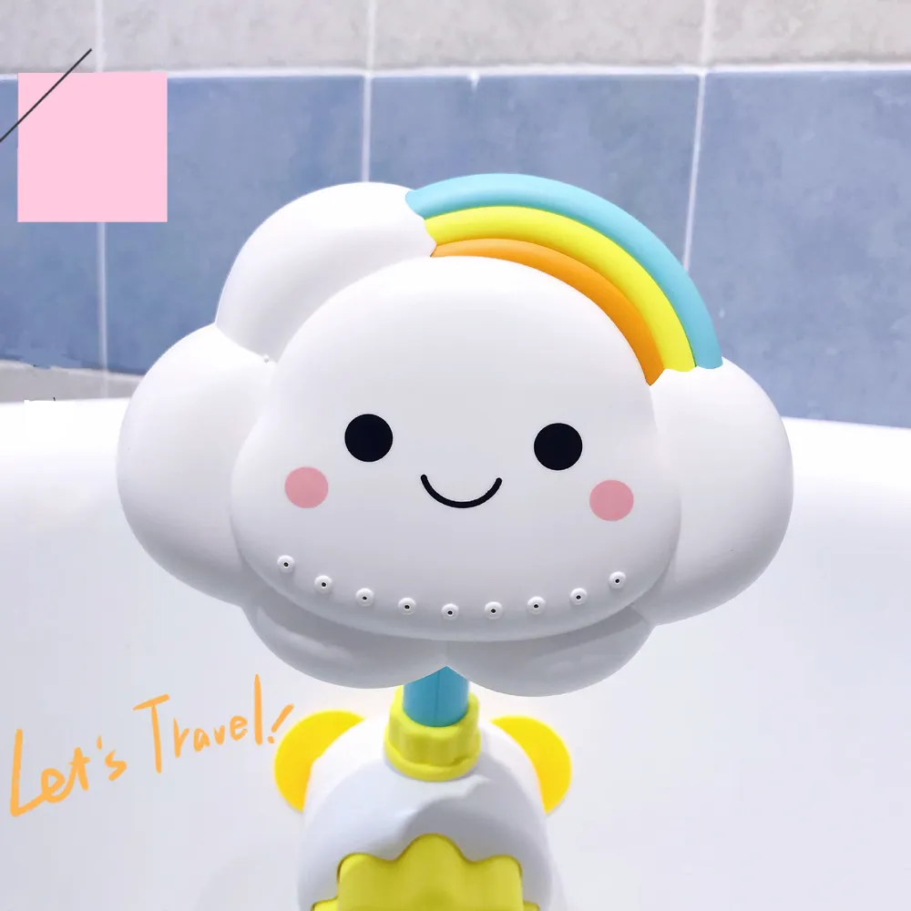 Bath Toys Baby Water Game Cloud Model Faucet Shower Water Spray Toy Swimming Water Toys Toddler Kids Gift big image 6