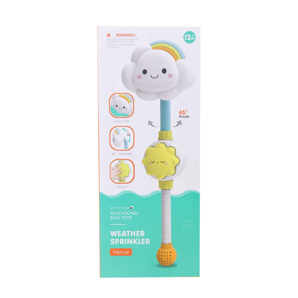 Bath Toys Baby Water Game Cloud Model Faucet Shower Water Spray Toy Swimming Water Toys Toddler Kids Gift  big image 8