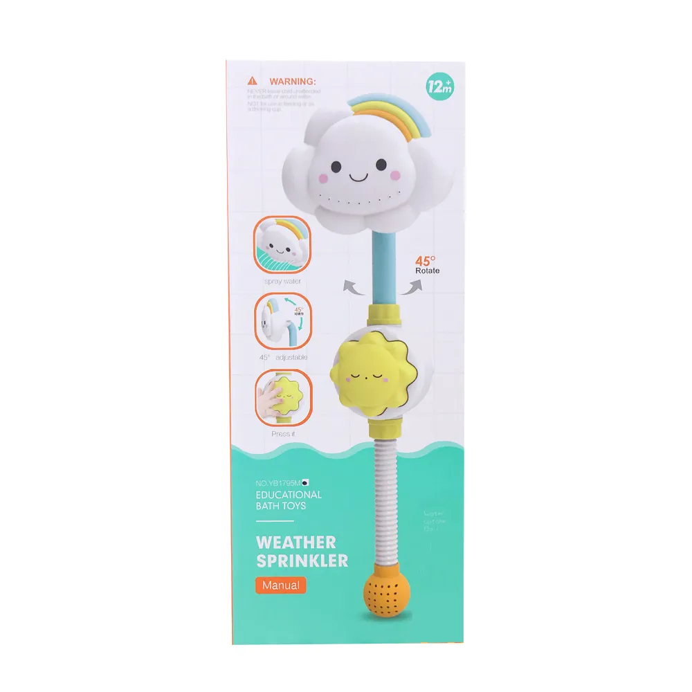 Bath Toys Baby Water Game Cloud Model Faucet Shower Water Spray Toy Swimming Water Toys Toddler Kids Gift big image 8