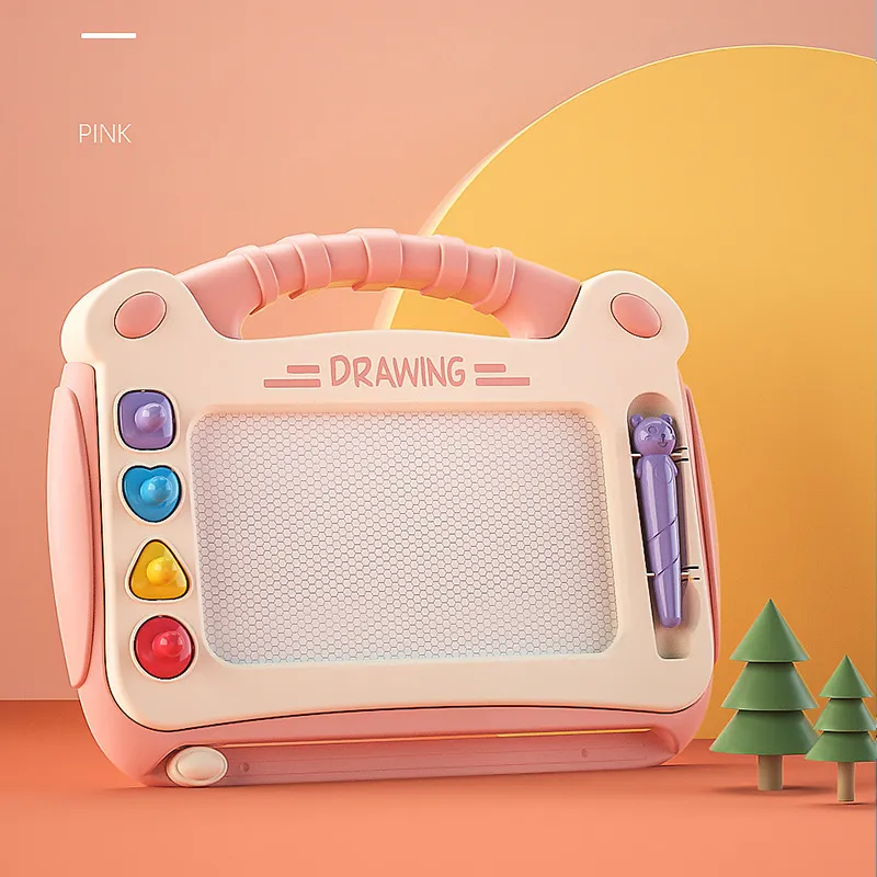 Magnetic Drawing Board Kids Erasable Doodle Board Writing Painting Sketch Pad Educational Learning Toy big image 2