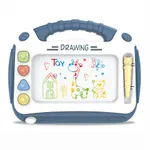 Magnetic Drawing Board Kids Erasable Doodle Board Writing Painting Sketch Pad Educational Learning Toy Blue
