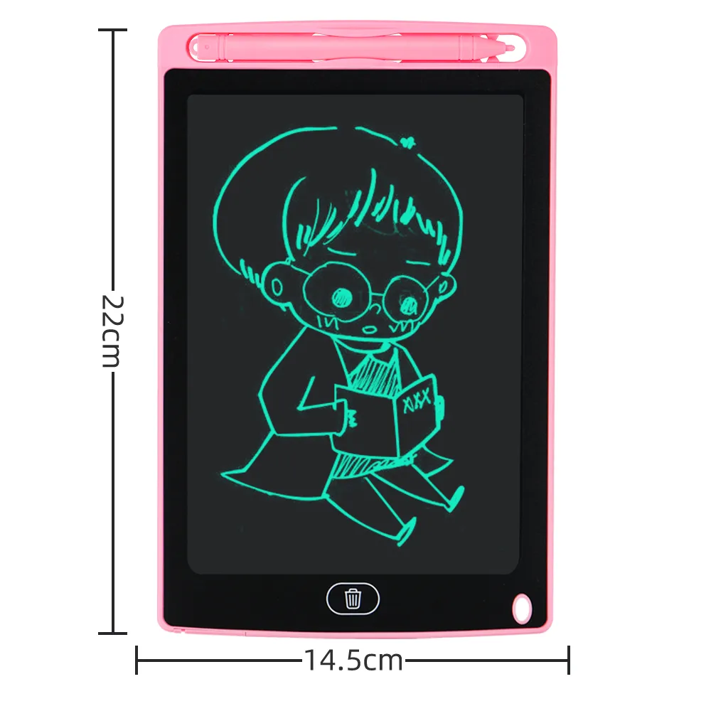 8.5 بوصة LCD الرسم اللوحي أطفال خربش لوحة الرسم أدوات الرسم اللعب للأولاد الفتيات اللون- أ big image 1