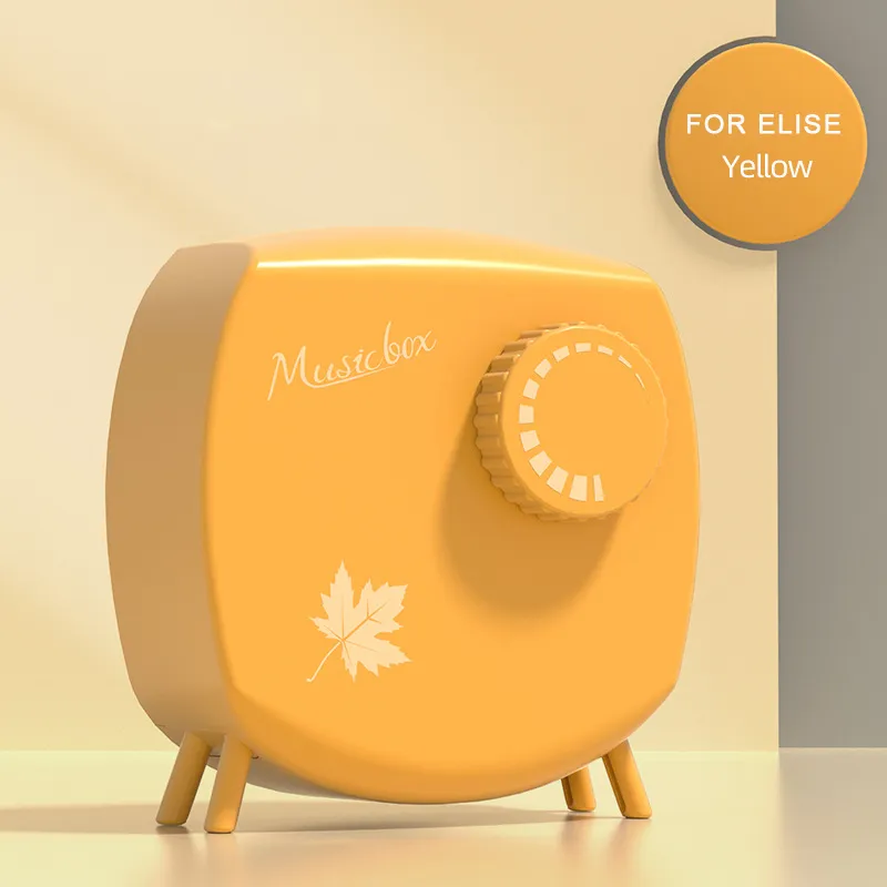 Music Box Vintage Musical Box Wind Up Music Box Color-A