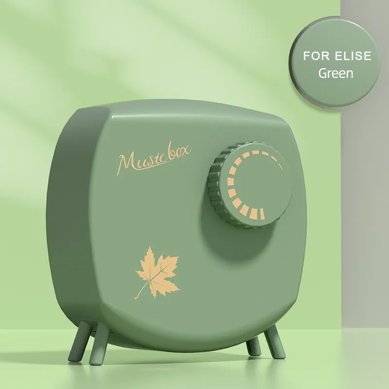 Music Box Vintage Musical Box Wind Up Music Box Color-C