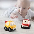 3pcs Soft Cars Toys for Toddlers Boys Girls, Soft Soft & Sturdy Pull Back Car Toy for Babies Infant Birthday Gifts   image 5