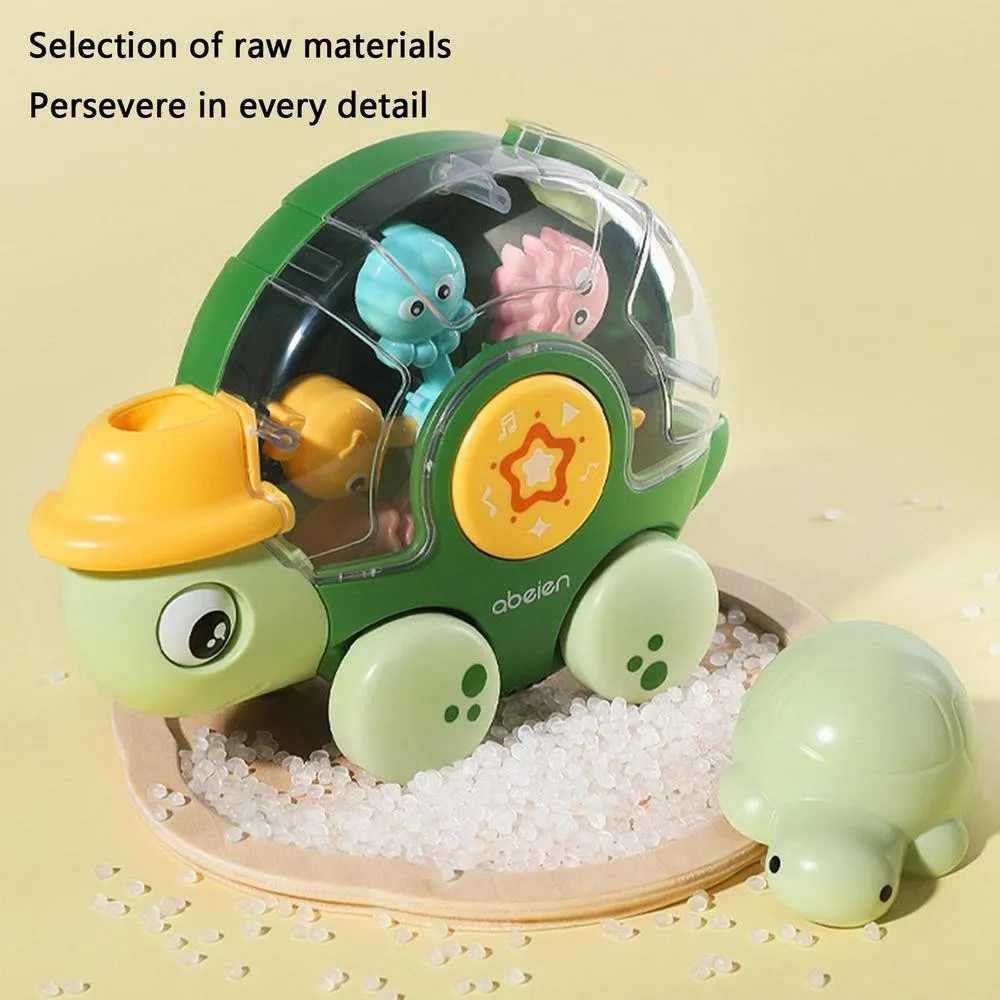 Baby's Bathtub Spray Turtle Rotating Water Wheel Toy Set  big image 5