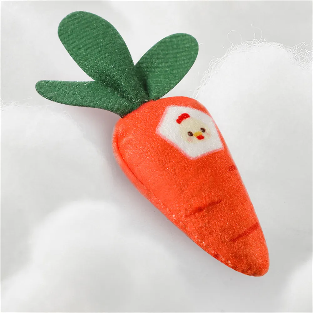 Carrot Harvest Game Toys for Baby Toddlers over 18 Months, Educational Cloth Carrot Toys Shape Size Sorting Matching Puzzle, Great Baby Easter Toys Birthday Gift Toys big image 4
