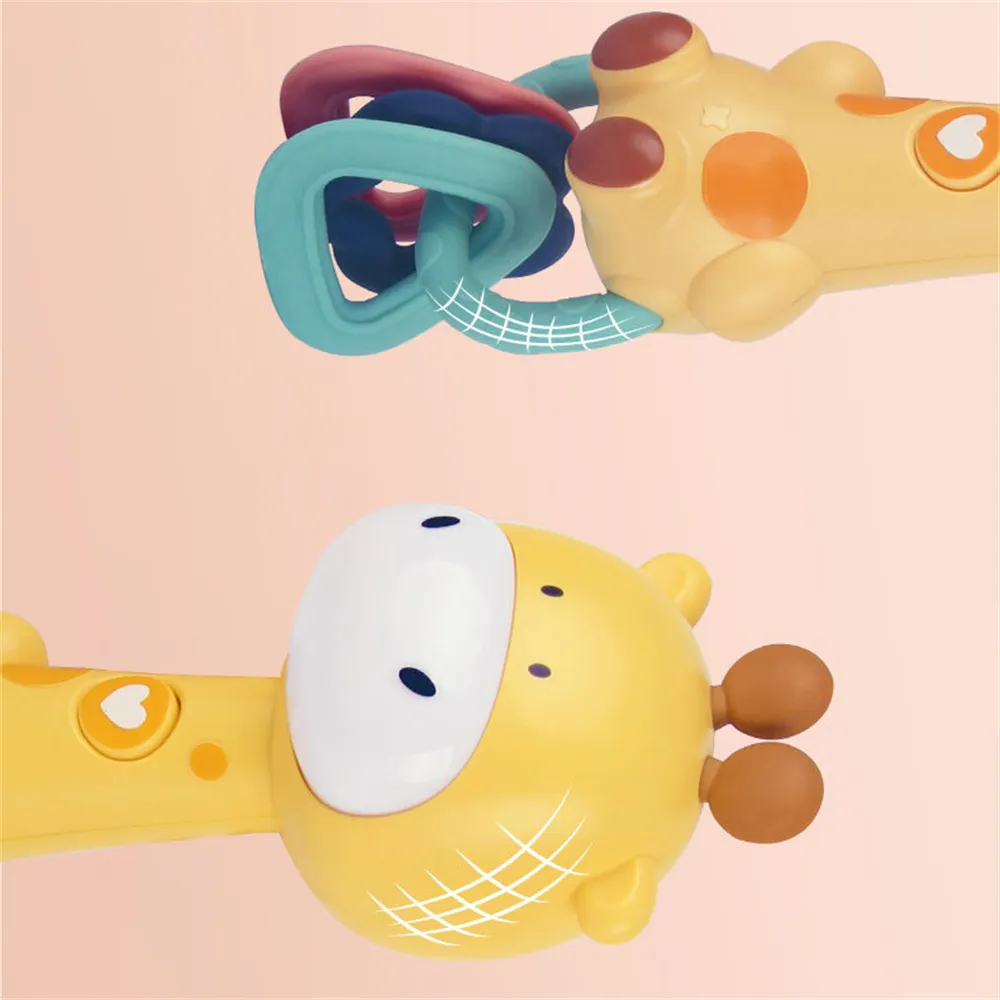 Baby Music Flashing Rattle Toys Rabbit Teether Hand Bells Mobile Infant Stop Weep Tear Rattles Newborn Early Educational Toy (Parts, Styles and Colors Are Random) big image 3