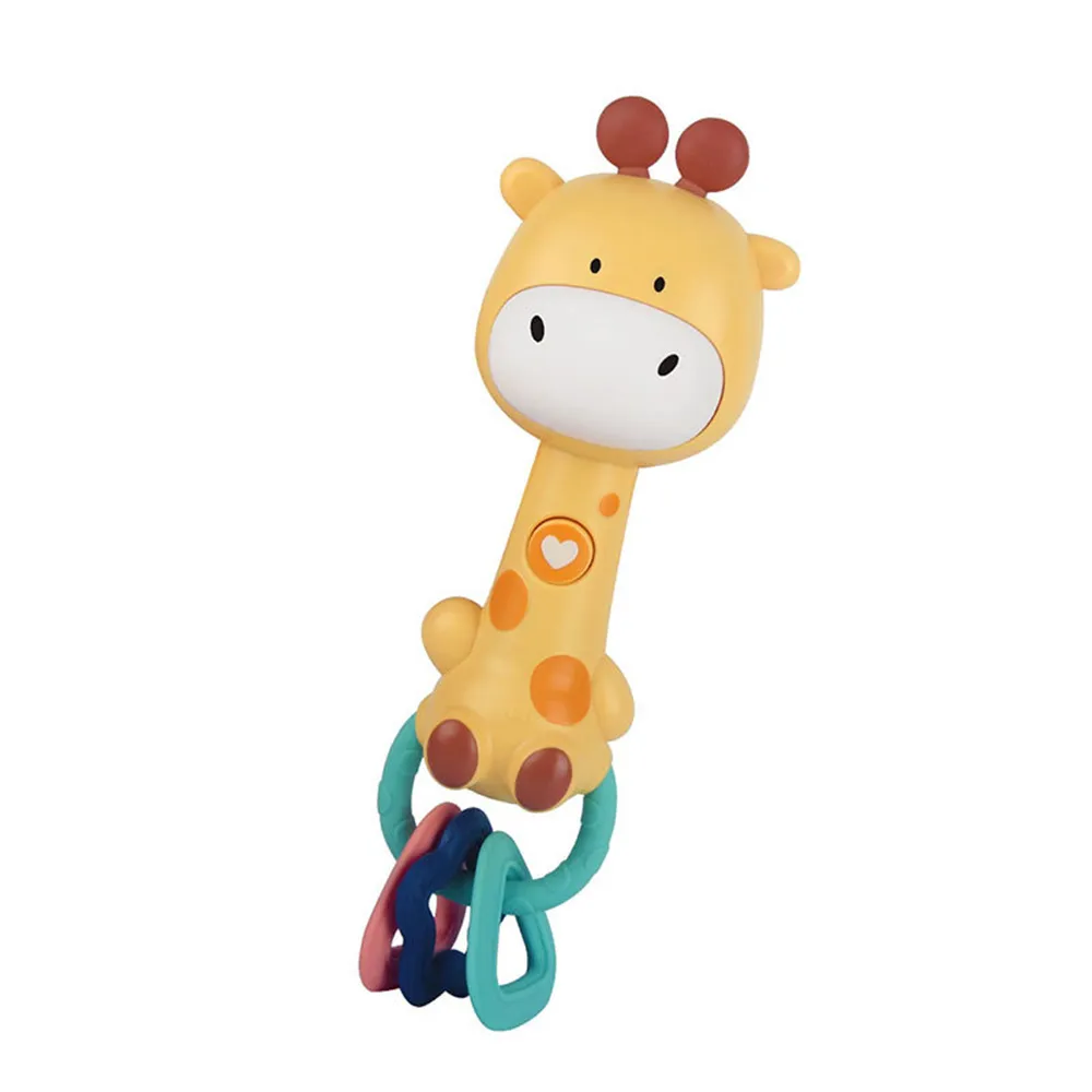 Baby Music Flashing Rattle Toys Rabbit Teether Hand Bells Mobile Infant Stop Weep Tear Rattles Newborn Early Educational Toy (Parts, Styles and Colors Are Random) big image 6