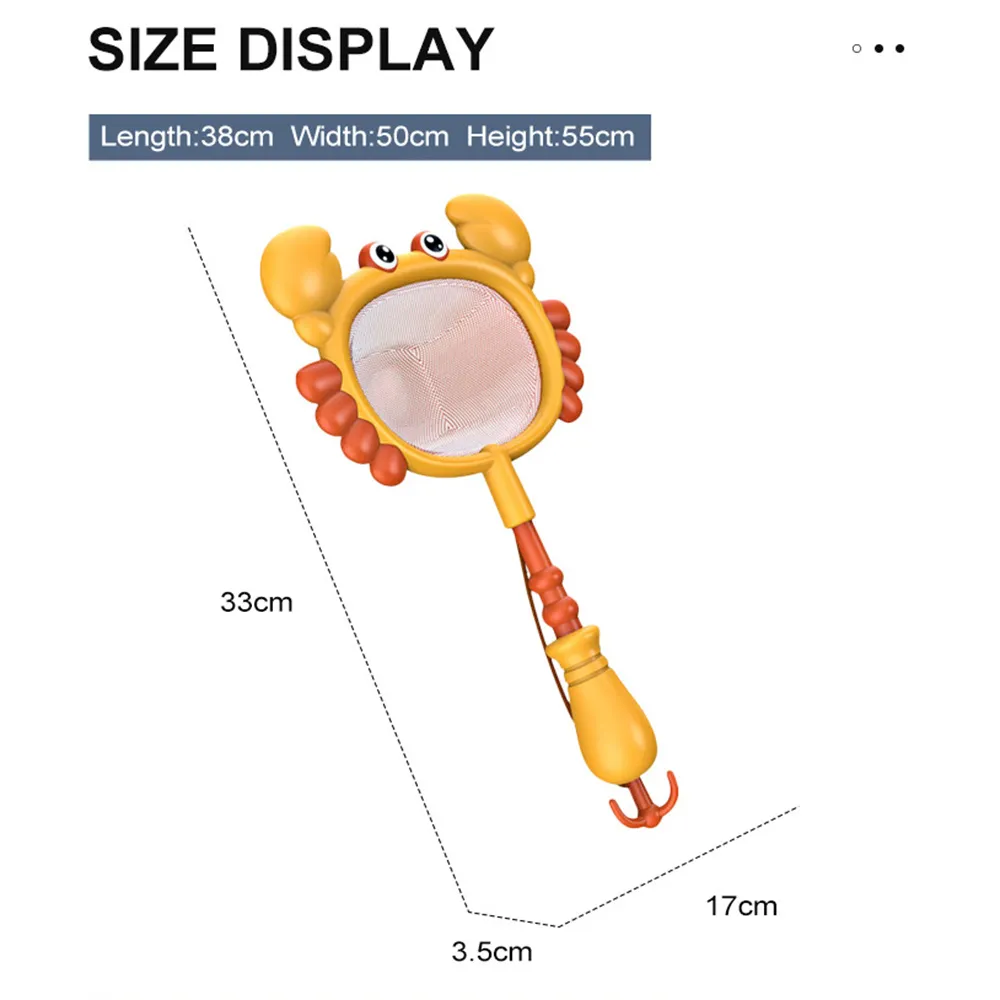 Crab Pattern Bath Toys Fishing Games Bath Time Bathtub Toy big image 5