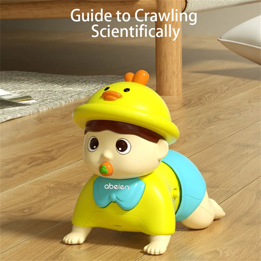 Baby Crawl Toy Doll Cute Boy Girl Music Walking Child Puzzle Electric Toddlers Learn To Climb Early Education Toys big image 7