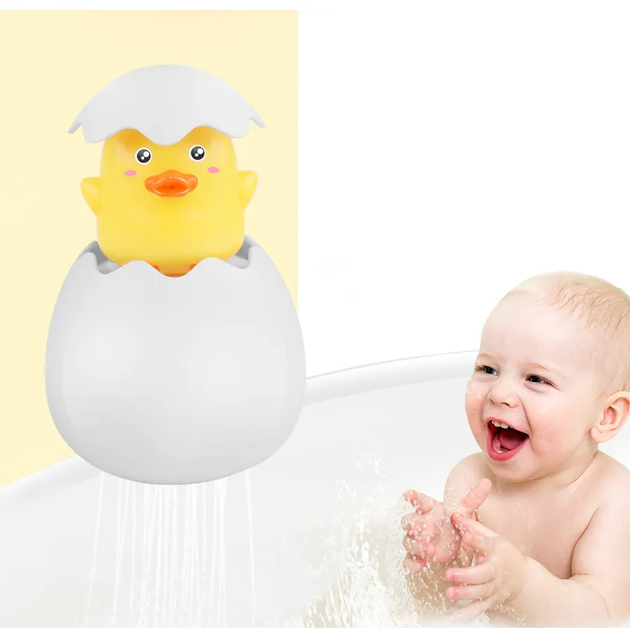 Bathroom Water Spray Egg With Penguin And Duck Design (Random Expression Pattern)