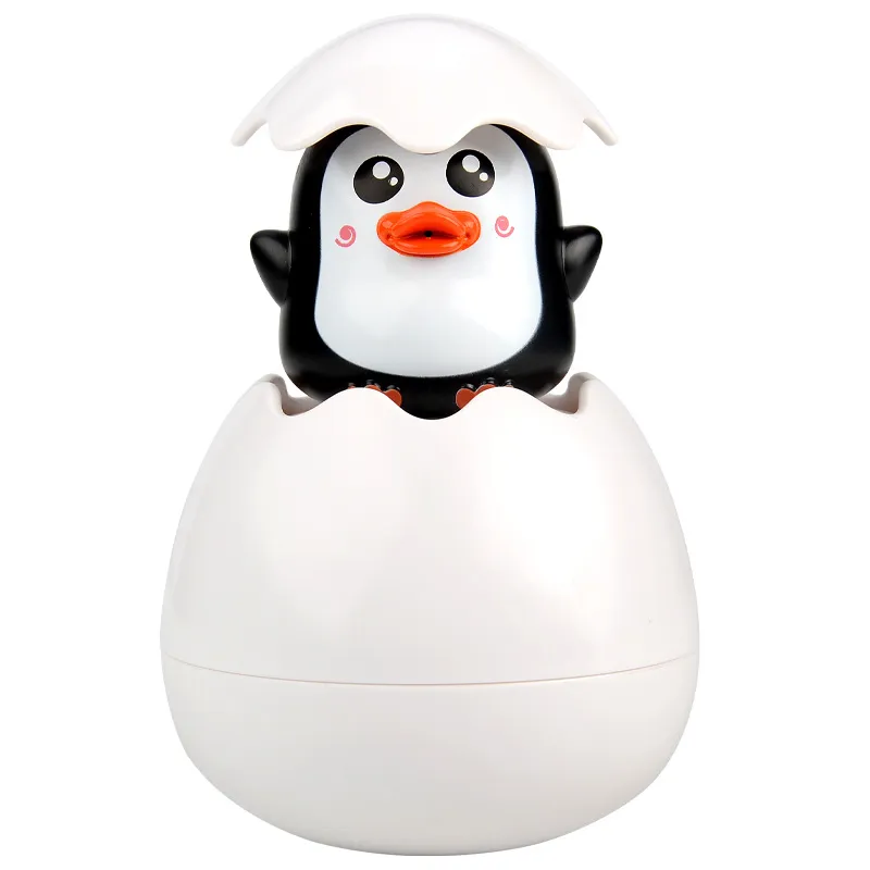 Huevo de spray de agua de baño con diseño de pingüino y pato (patrón de expresión aleatoria) Color-B big image 1