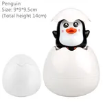 Bathroom Water Spray Egg with Penguin and Duck Design (Random Expression Pattern)  image 3