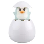 Bathroom Water Spray Egg with Penguin and Duck Design (Random Expression Pattern) Color-D