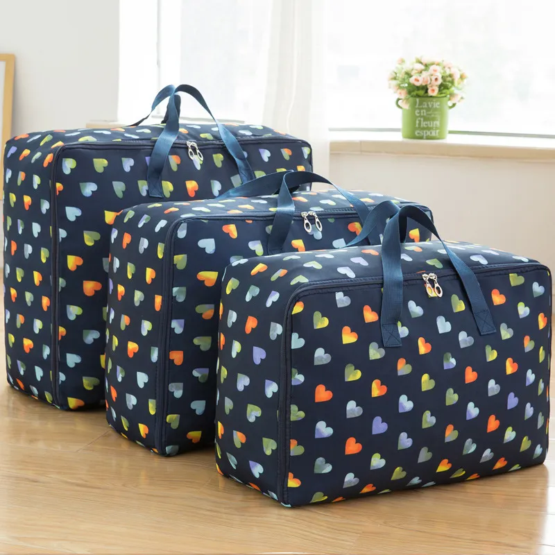 3pcs Cloth Organize Set Storage Bags 210D Foldable Waterproof Oxford Fabric Shell  image 2