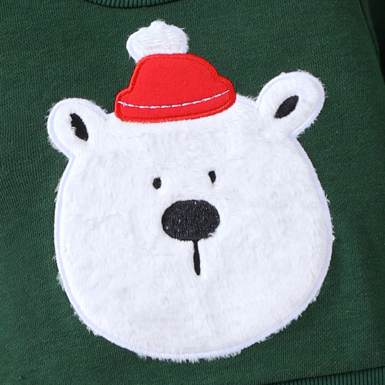 2pcs Baby Boy Bear Animal Pattern Long Sleeve Set  image 5