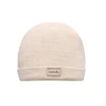 algodón del bebé sombrero sólida Beige