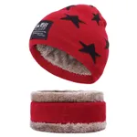 Toddler / Kid Stars Fleece Knitted Beanie Hat and Scarf Set  image 2