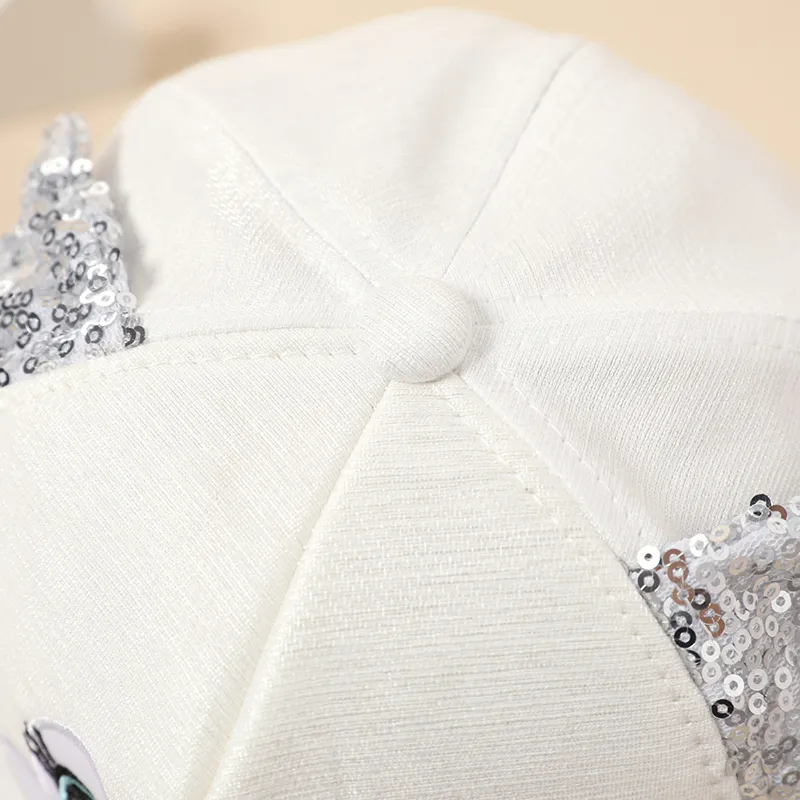 Toddler / Kid Sequin Ears Decor Rabbit Graphic Baseball Cap  image 2