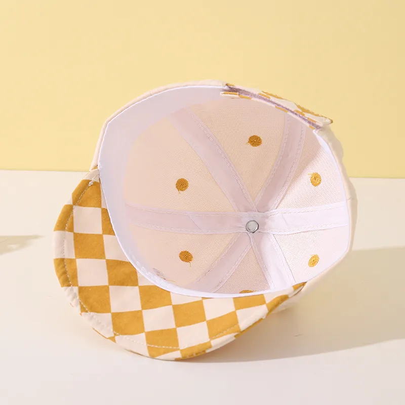 Baby Short Brim Embroidered Baseball Cap big image 4