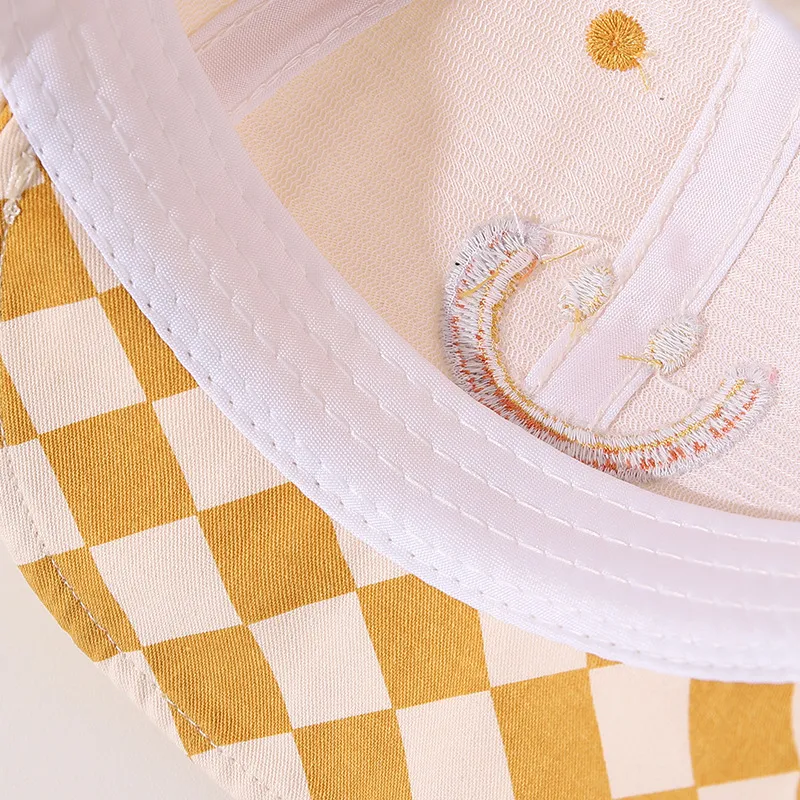 Baby Short Brim Embroidered Baseball Cap big image 5