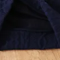 2pcs Baby Color Block Long-sleeve Sweatshirt and Trousers Set  image 4