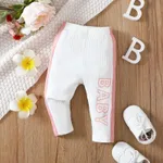 Bebé Menina Costuras de tecido Casual Leggings/Slim-fit/Bootcut Rosa