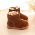 Toddler Solid Cotton Fleece-lining Snow boots  image 2