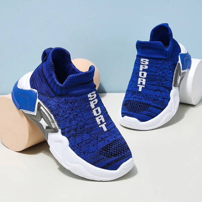 Toddler / Kid Letter Graphic Breathable Sock Sneakers  big image 1